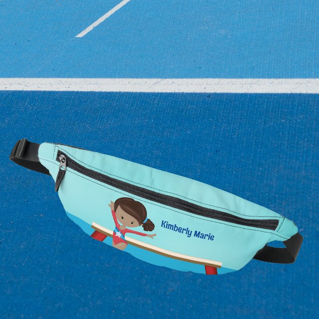 Sacs Banane African American Gymnastique Girl Cute Custom (Créateur téléchargé)