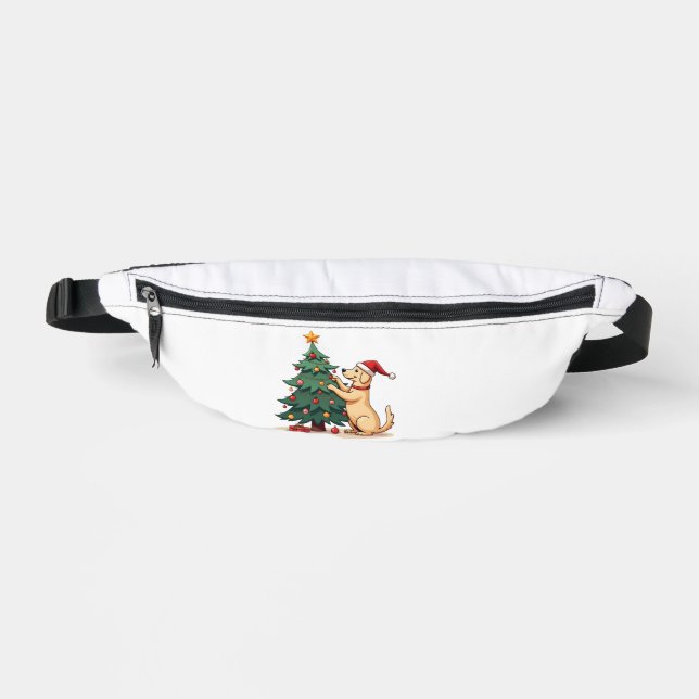Sacs Banane Aide pour l'arbre de Noël du Labrador (Recto)