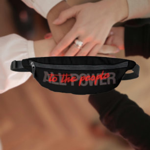 Sacs Banane All Power to People Fanny Pack - Bold Style