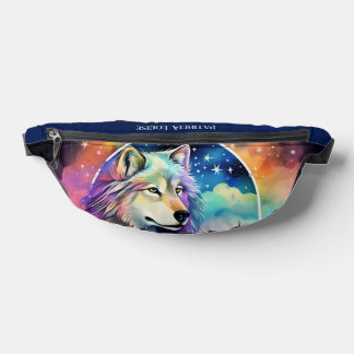 Sacs Banane Amateurs de loups cool ajouter un nom