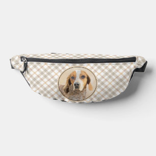 Sacs Banane American Anglais Conhound Redtick Peinture Chien