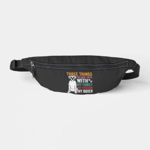 Sacs Banane Amoureux des chiens de la famille Boxer Freedom