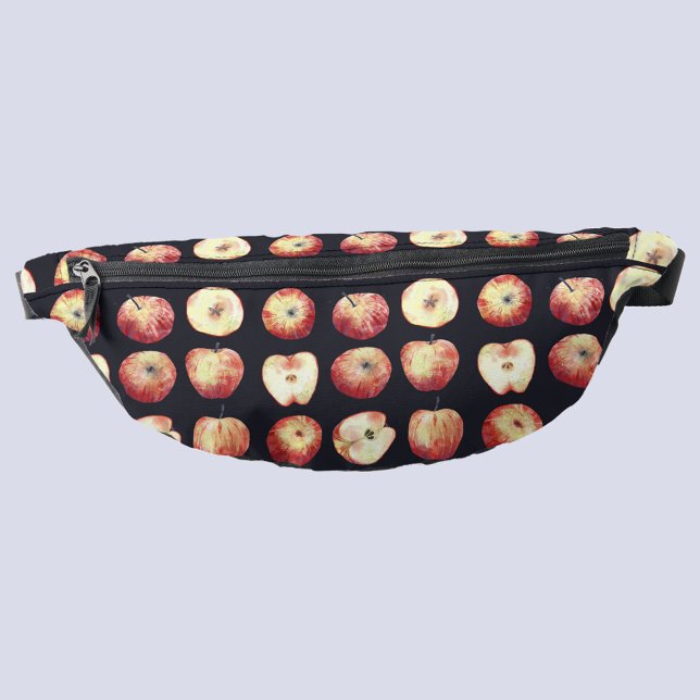 Sacs Banane Aquarelle (Watercolor apple fruit pattern fanny pack)