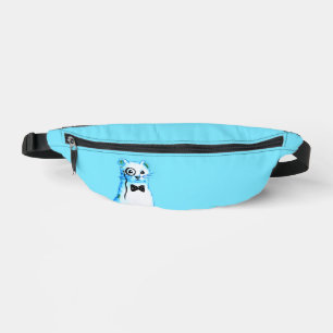 Sacs Banane Aquarelle d'Ermine mignonne - Funky blanc Ferret