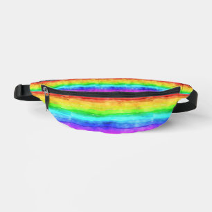 Sacs Banane Aquarelle Rainbow Design Fanny Pack