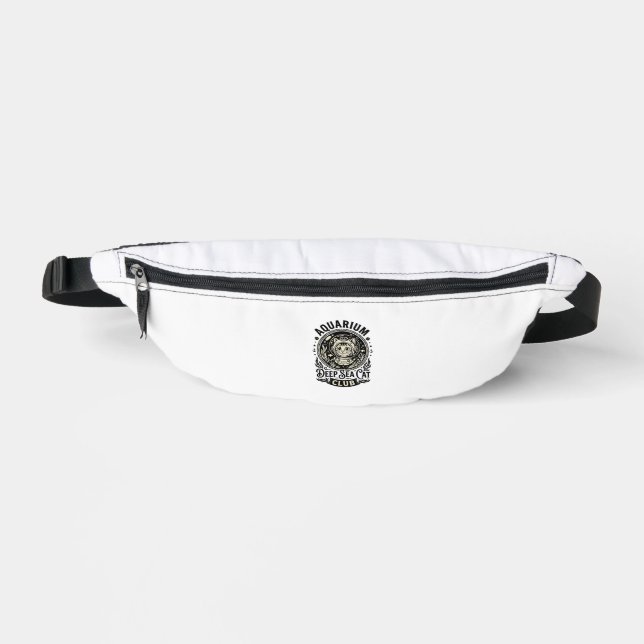 Sacs Banane Aquarium Chat de mer profond Graphique de chat drô (Recto)