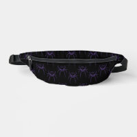 Araignée en violet et noir