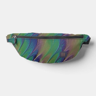 Sacs Banane Arc-en-ciel Élégant Paillettes Abstraites Dorées I