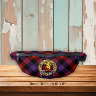 Sacs Banane Armoirie du clan Brown sur tartan