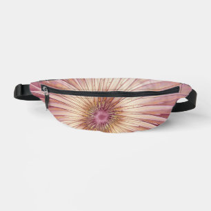 Sacs Banane Art Abstrait Fractal Fleur & Tons de Bourgogne