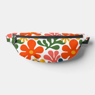 Sacs Banane Art floral abstrait coloré Matisse rétro