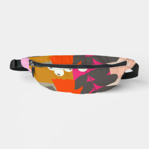 Sacs Banane Baies blanches Coloris Bloc de couleur Fun été