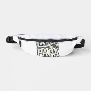 Sacs Banane Baseball Papa Vintage Gravure Design de T-shirt_1