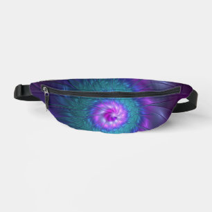 Sacs Banane Beauté florale abstraite, art fractal coloré de fl
