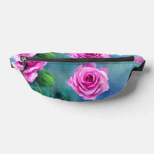 Sacs Banane Belle Aquarelle tendance Collection Roses roses ro