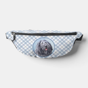 Sacs Banane Bergamasco Sheepdog Shepherd Peinture Chien mignon