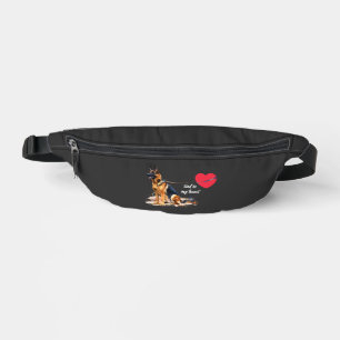 Sacs Banane Berger allemand lié à mon cœur