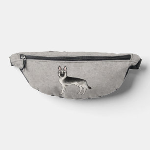 Sacs Banane Berger Allemand Silver Sable Mignon Chien de Dessi