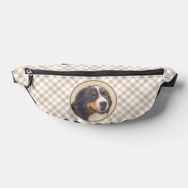 Sacs Banane Bernese Mountain Dog Berner Peinture de mignons an (Poser)