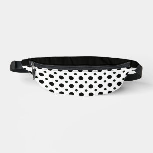 Sacs Banane Blanc avec des pois noirs
