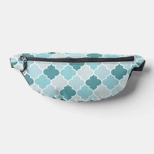 Sacs Banane Bleu Marocain Trellis, Lattes, Quatrefoil