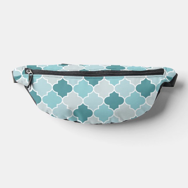 Sacs Banane Bleu Marocain Trellis, Lattes, Quatrefoil (Poser)