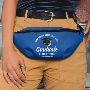 Sacs Banane Blue Graduate Custom 2025 Graduation Keepsaké