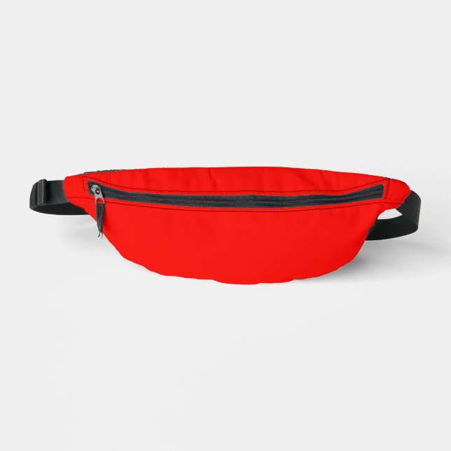 Sacs Banane Bonbons Pomme rouge couleur solide (Recto)