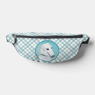 Sacs Banane Borzoi Peinture blanche russe Wolfhound Chien Art