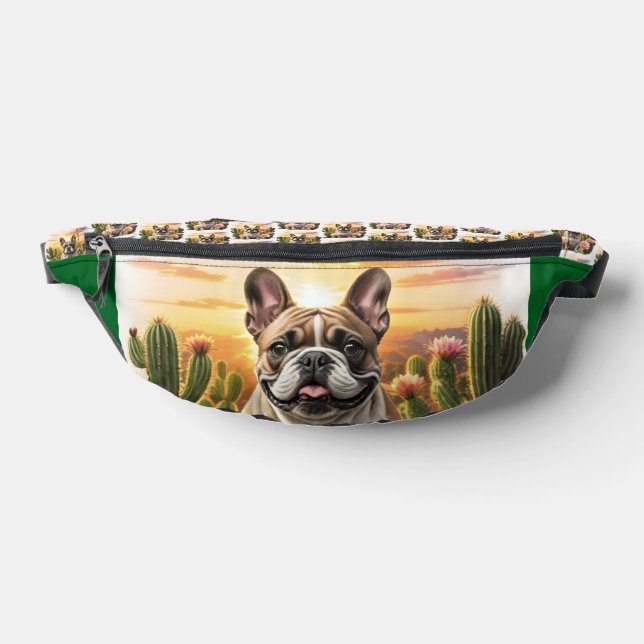 Sacs Banane Bouledogue français cactus (Poser)