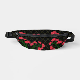 Sacs Banane Bouquet floral de gerbera rose motif