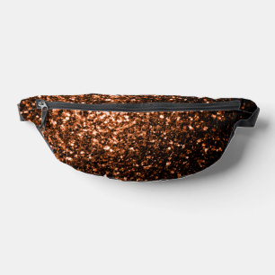 Sacs Banane Bronze brun faux parties scintillant scintillants