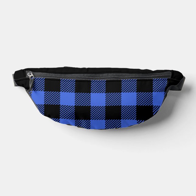 Sacs Banane Buffalo Check Blue and Black Lumjack Plaid (Poser)