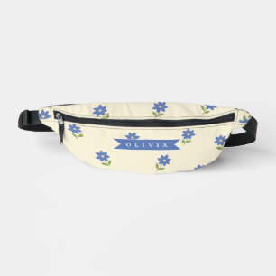Sacs Banane Cadeau personnalisé avec motif de fleur sauvage bl