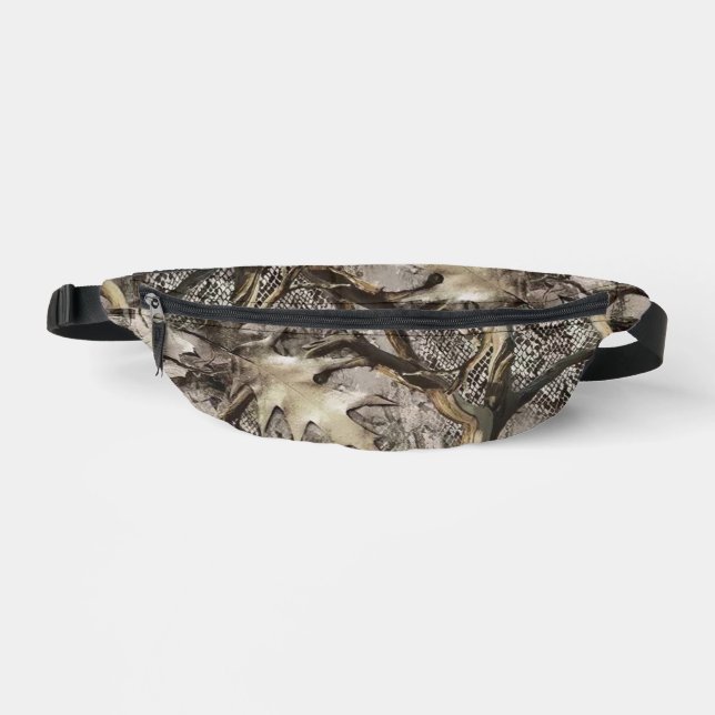 Sacs Banane Camo feuilles sèches pour chasseurs (Recto)