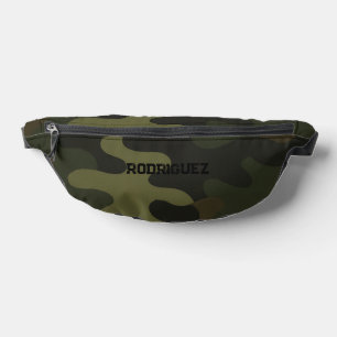 Sacs Banane Camo Terreux Verts Bruns Gras Personnaliser Nom