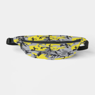 Sacs Banane Camouflage jaune et gris, Militaire, Armée