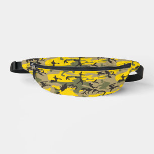 Sacs Banane Camouflage jaune et vert, Militaire, Armée