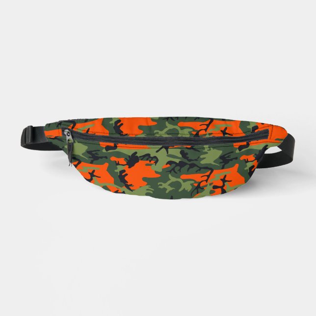 Sacs Banane Camouflage orange et vert, Militaire, Armée (Recto)