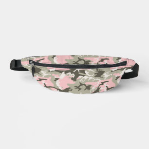 Sacs Banane Camouflage rose et vert, Militaire, Armée
