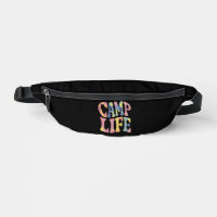 Camping Filles d'été Camp Life Tie-Die Rétro