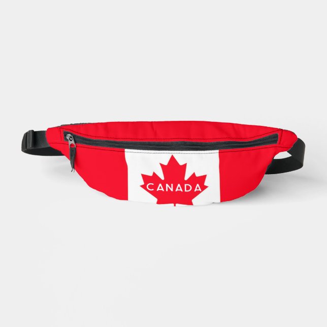 Sacs Banane CANADA. Drapeau canadien. Patriotique. Banane (Recto)