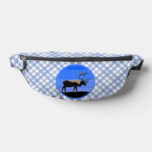 Sacs Banane Caribou en hiver - Art original de la faune