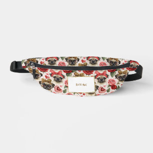 Sacs Banane Carlin Coquette moderne Motif de chien Personnalis