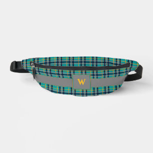 Sacs Banane Carreaux Bleus et Orange
