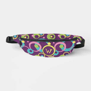 Sacs Banane Cercles Violets Funky