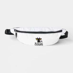 Sacs Banane Charme de chat noir Halloween