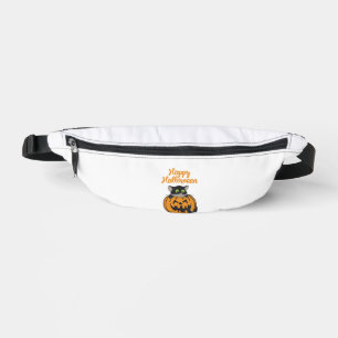 Sacs Banane Chat de Halloween heureux Citrouille