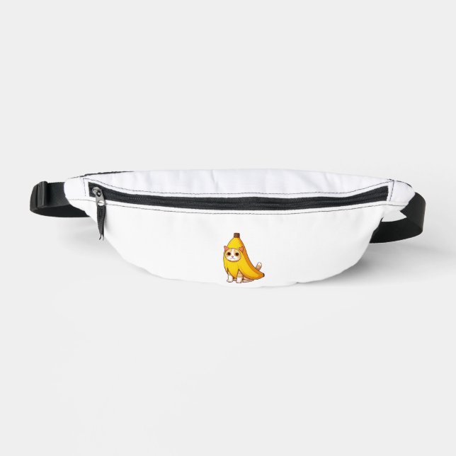Sacs Banane Chat en costume de banane (Recto)