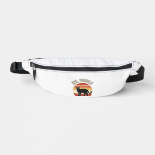 Sacs Banane Chat noir drôle Ew personnes design vintage rétro_